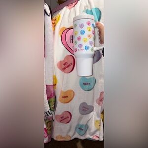 Candy Hearts • 40oz Tumbler • Throw Blanket SET💕✨